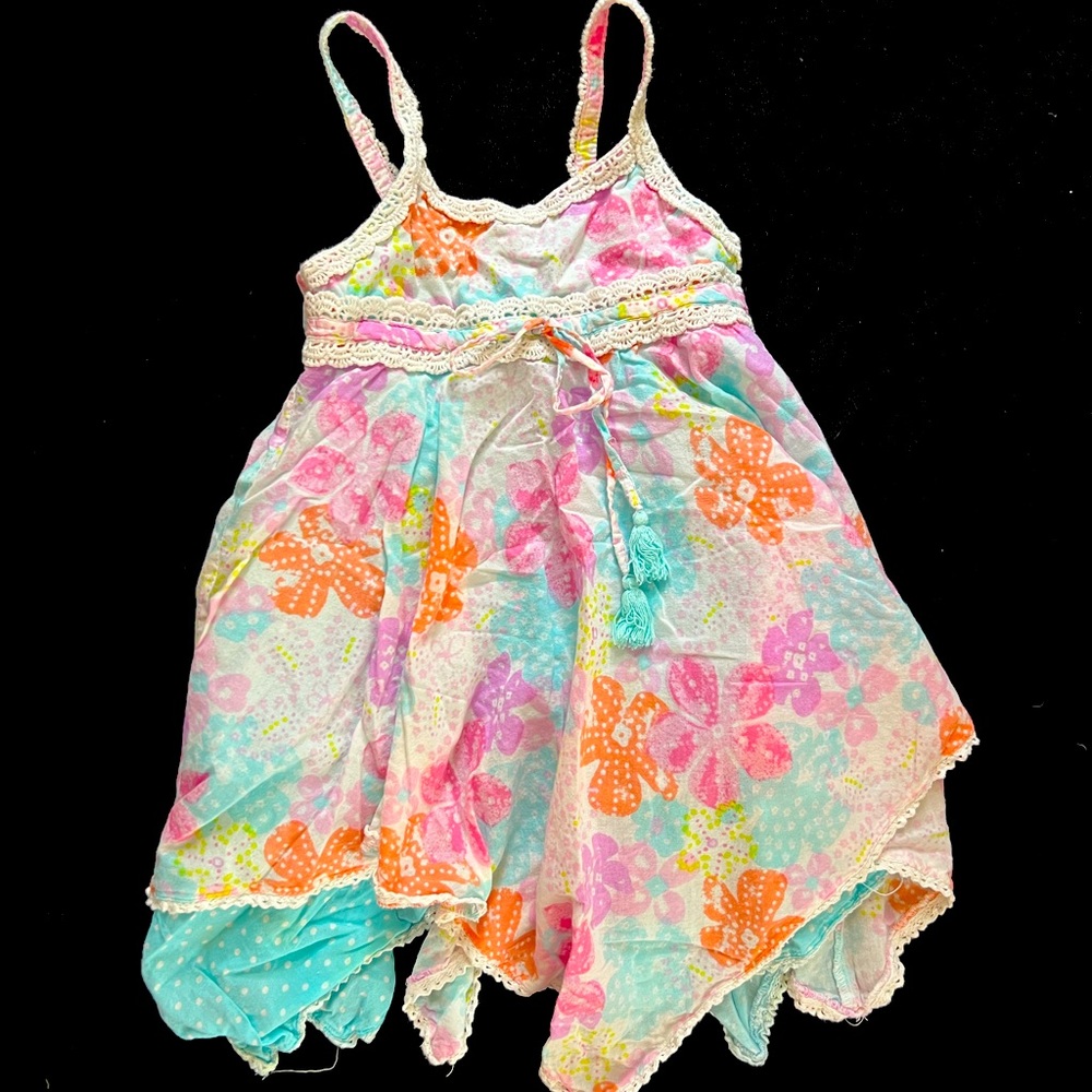Cotton Kids 3T floral dress - Beautiful!
